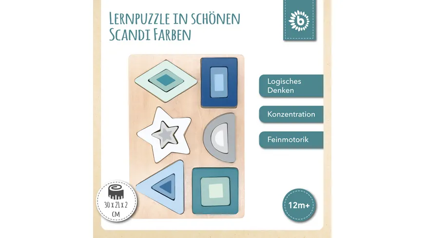 Bieco -  Holz Puzzle