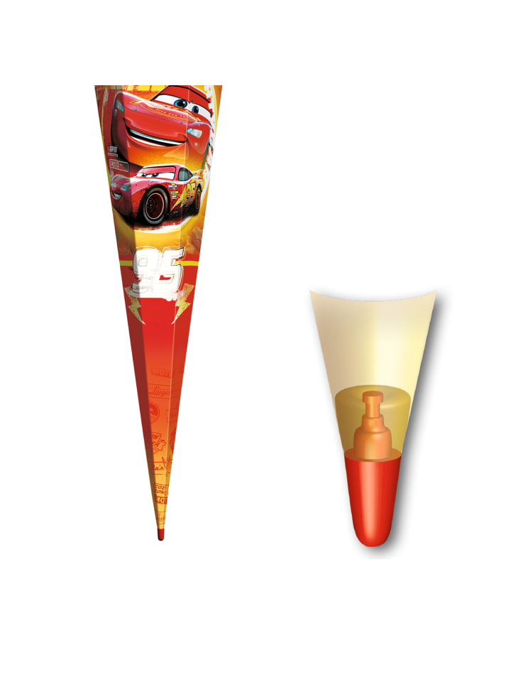 ROTH Schultüte groß Disney Pixar Cars 85 cm, Glanzfolie in Rot günstig kaufen onesize