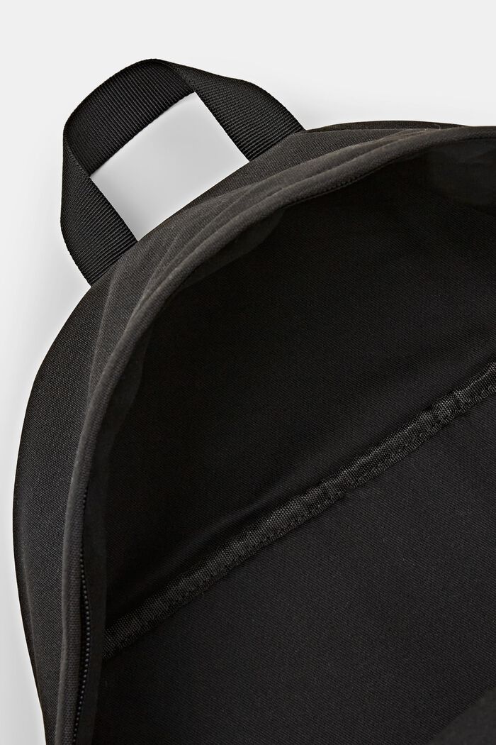 Rucksack aus Webstoff mit Zipperfach