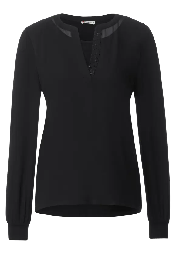 Street One Chiffon Langarmshirt