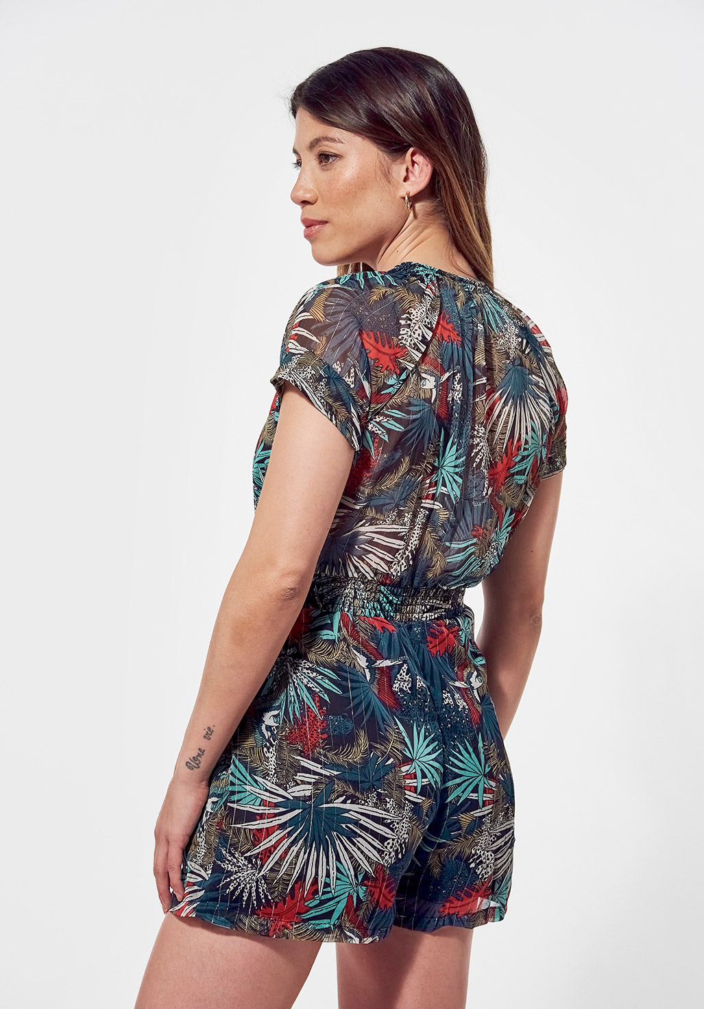 JAIRI  Combishort régular Femme imprimé fleuri