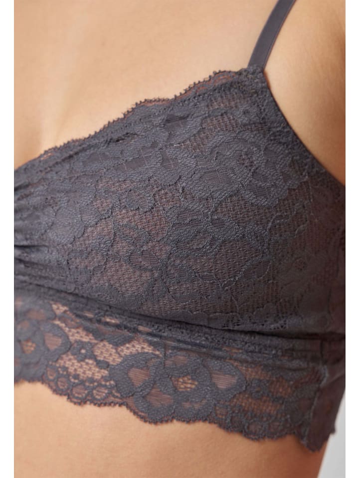 SNOCKS Spitzen-BH Damen 1 Stück in Grau günstig kaufen