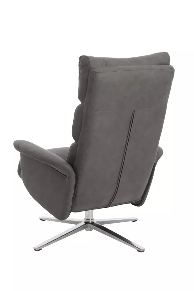 Happy Home Happy Home moderner Relaxsessel mit Drehfunktion Bürosessel, grau
