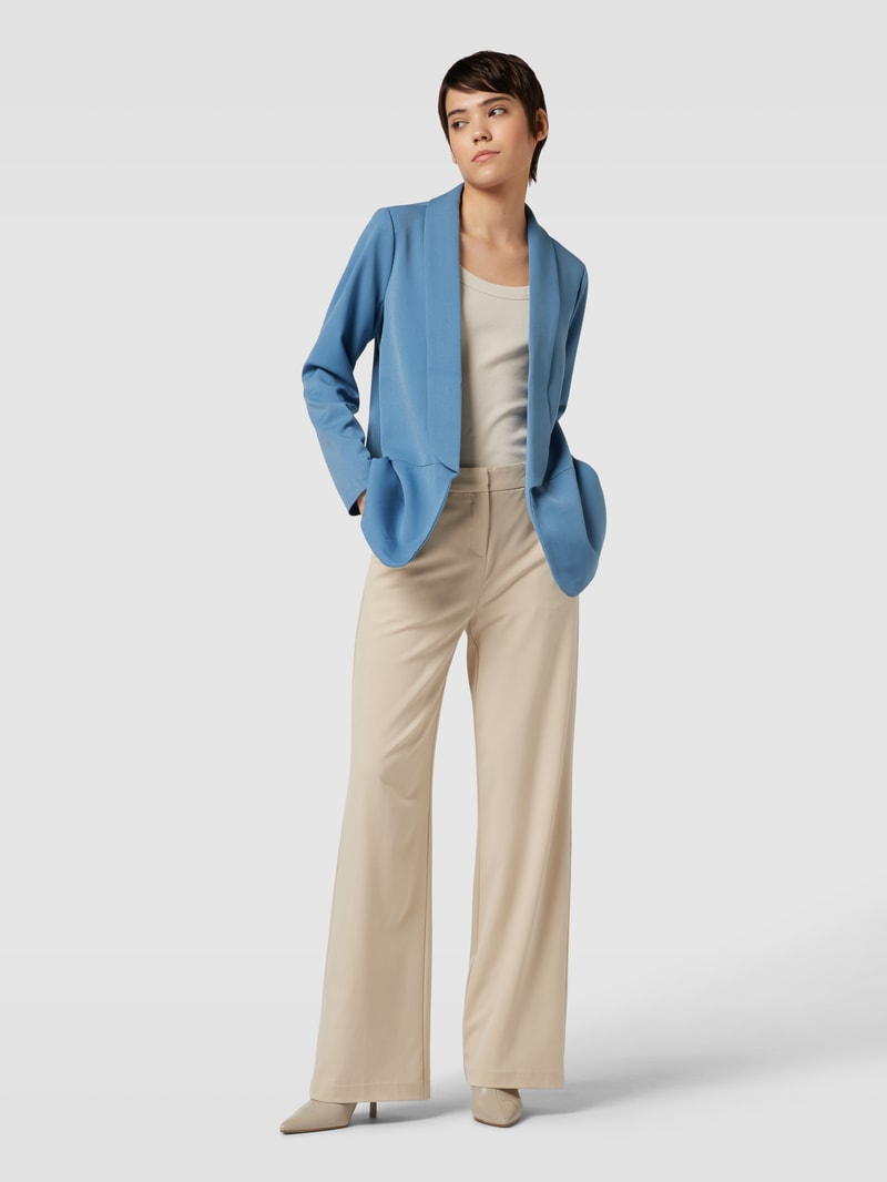Blazer mit Schalkragen Modell 'VARONE' in rauchblau