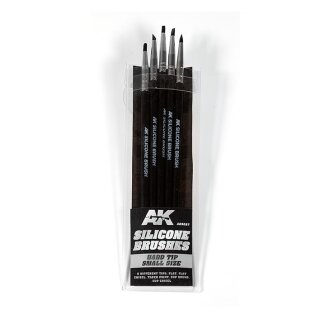 Silicone Brushes Hard: Small Tip (5)