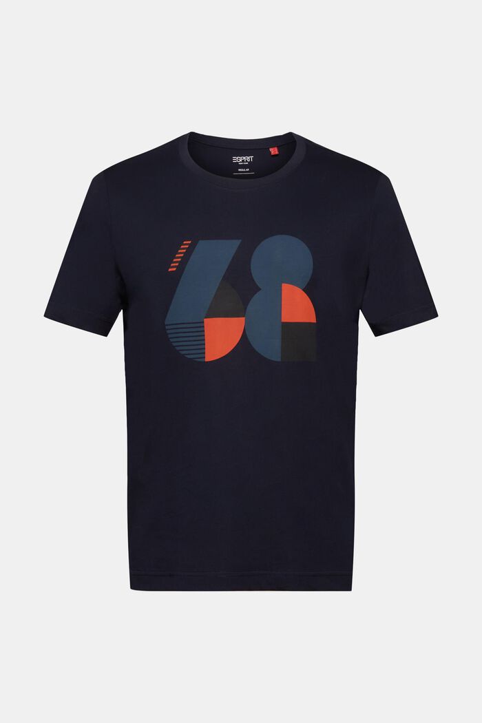 Bedrucktes Jersey-T-Shirt, 100 % Baumwolle