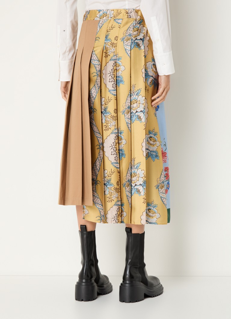 Fusta midi cu flori MaxMara Operaso