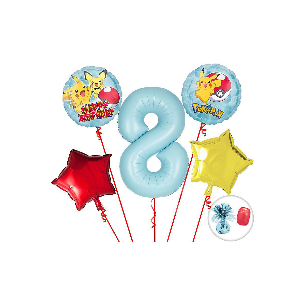 DIY Pokemon Ballon Bouquet zum 8. Geburtstag