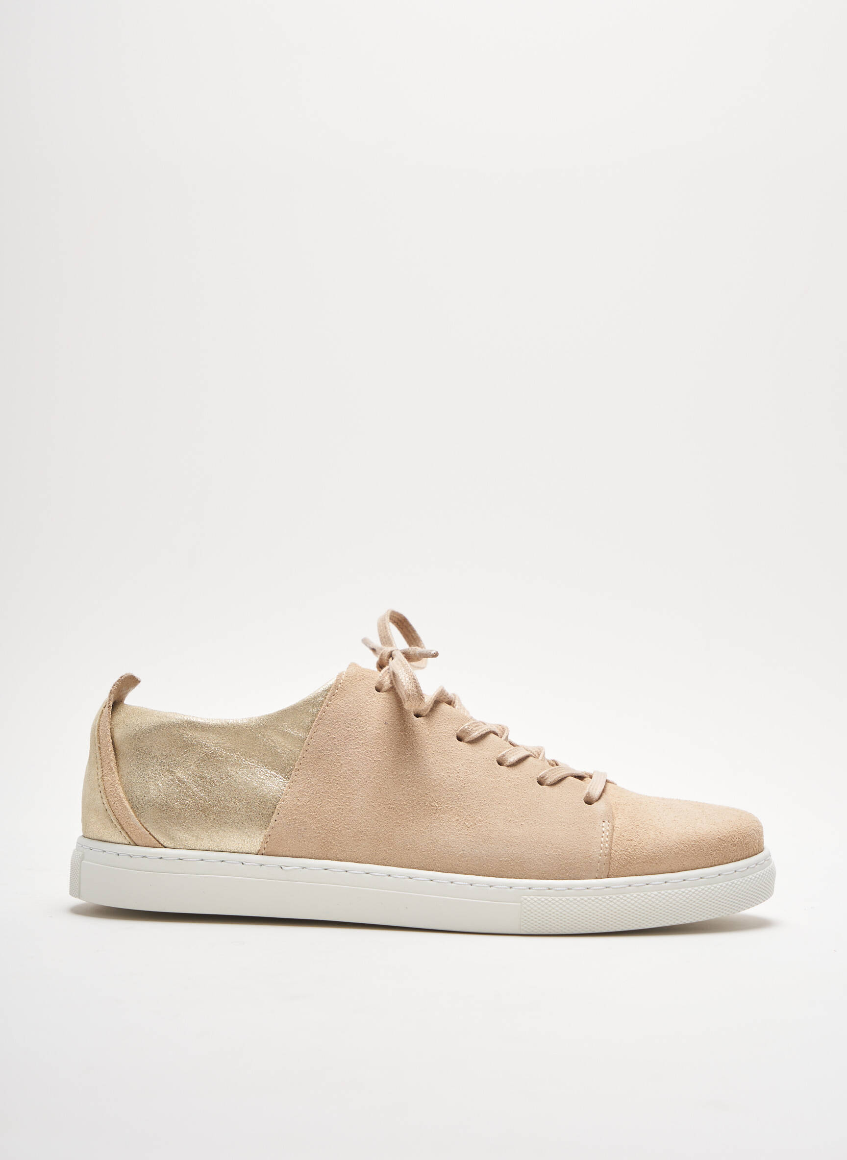 M Moustache Baskets Femme couleur beige
