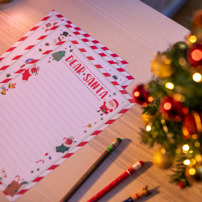 Listo para escribir una carta a Papá Noel