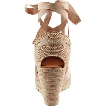 Unisa Keilsandale in beige