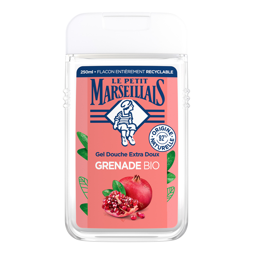 le petit marseillais Gel Douche Extra Doux Grenade Mediterranee 250 ml Gel douche