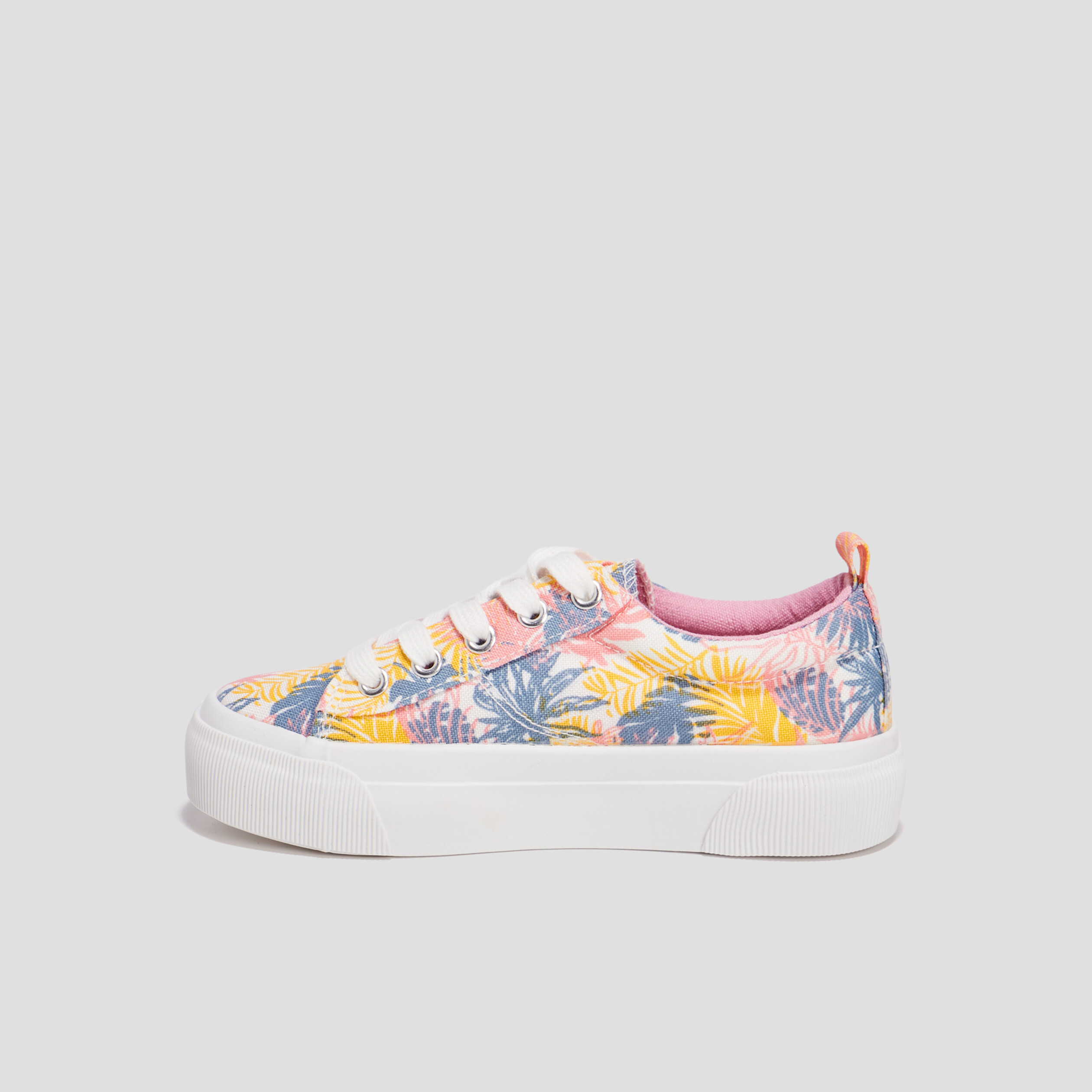 Tennis en toile plateformes Creeks multicolore fille | La Halle