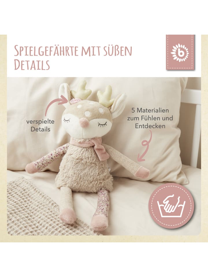 Bieco Spielwaren Kuscheltier Großes Reh - ab Geburt in Beige günstig kaufen onesize