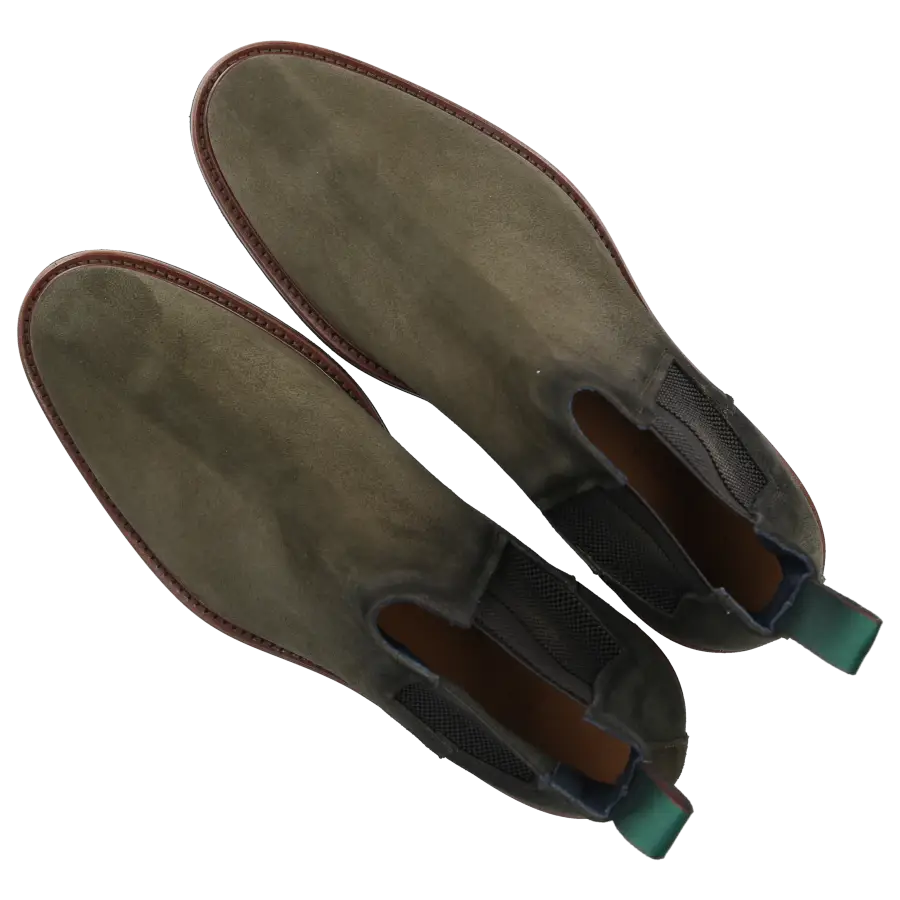 Budapester - Chelsea Boots 14196 Veloursleder - grün
