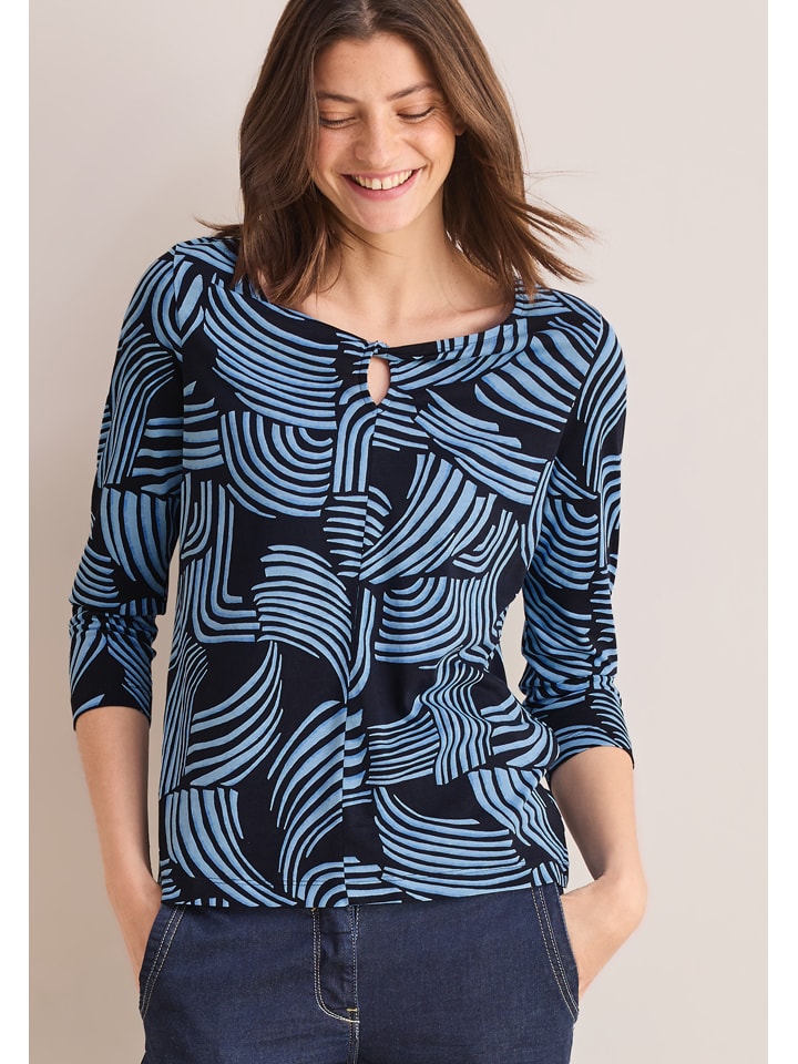Cecil Longsleeve in Blau günstig kaufen