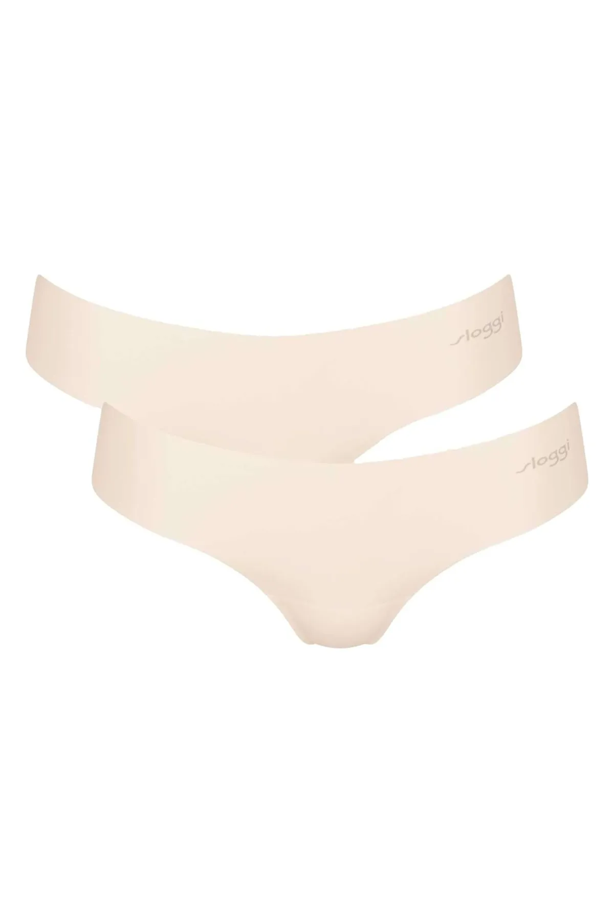 SLOGGI  Damen String, 2er Pack - Zero Microfibre 2.0 Hipstring, Mikrofaser, einfarbig
