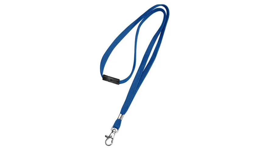VELOFLEX Textilband für Namensschilder blau