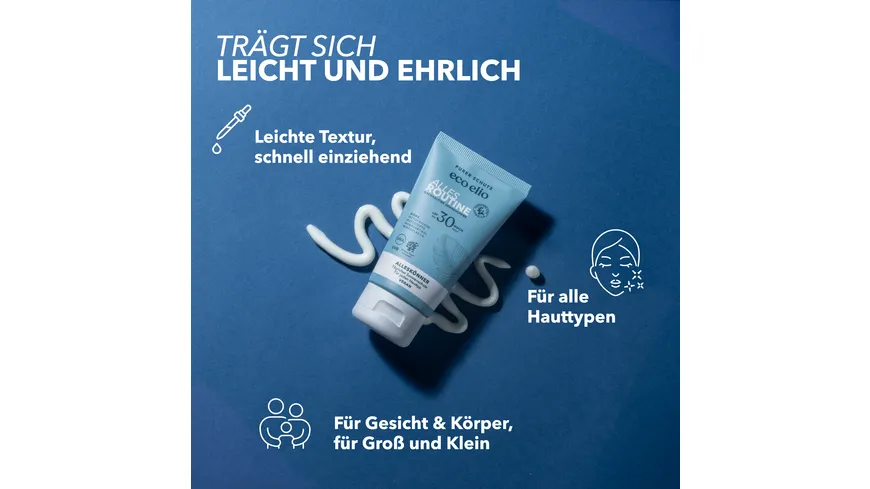 eco elio Alles Routine Sonnencreme LSF30