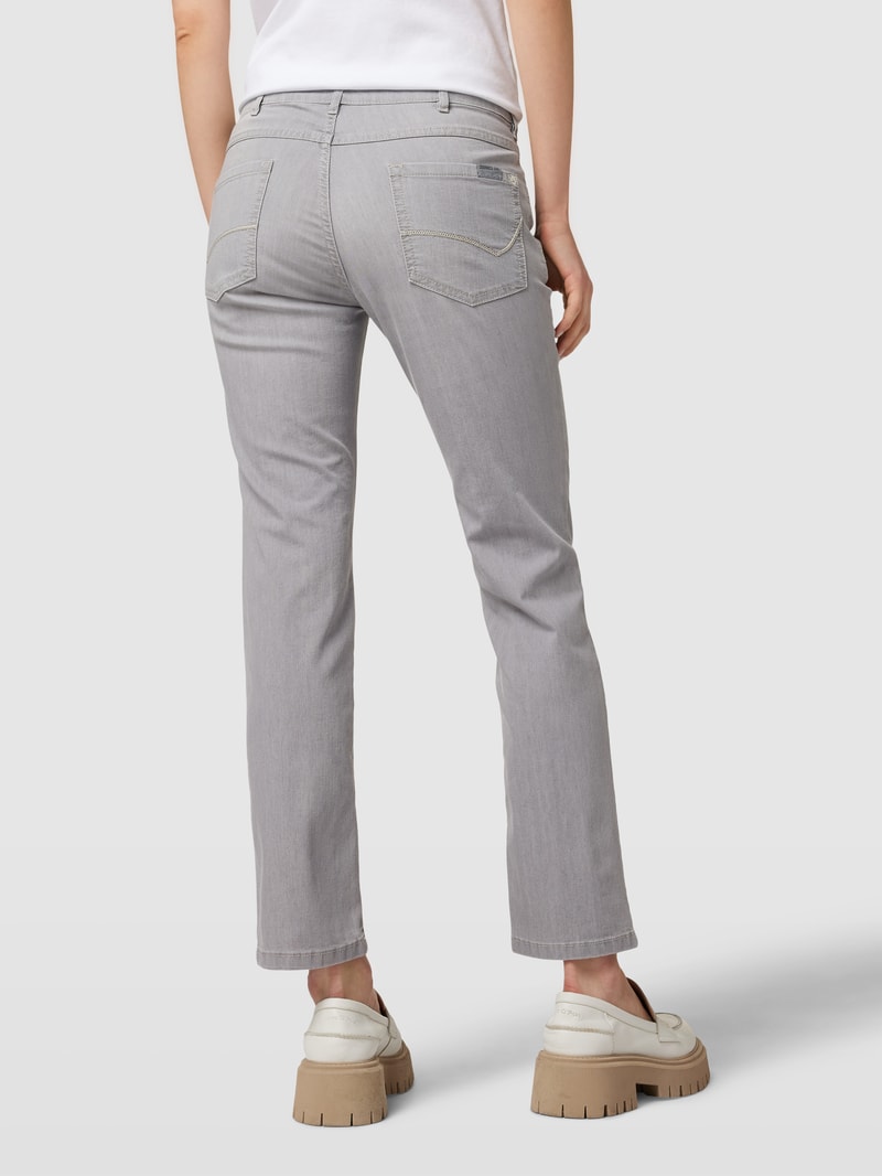 Jeans im 5-Pocket-Design Modell 'CARLA' in silber