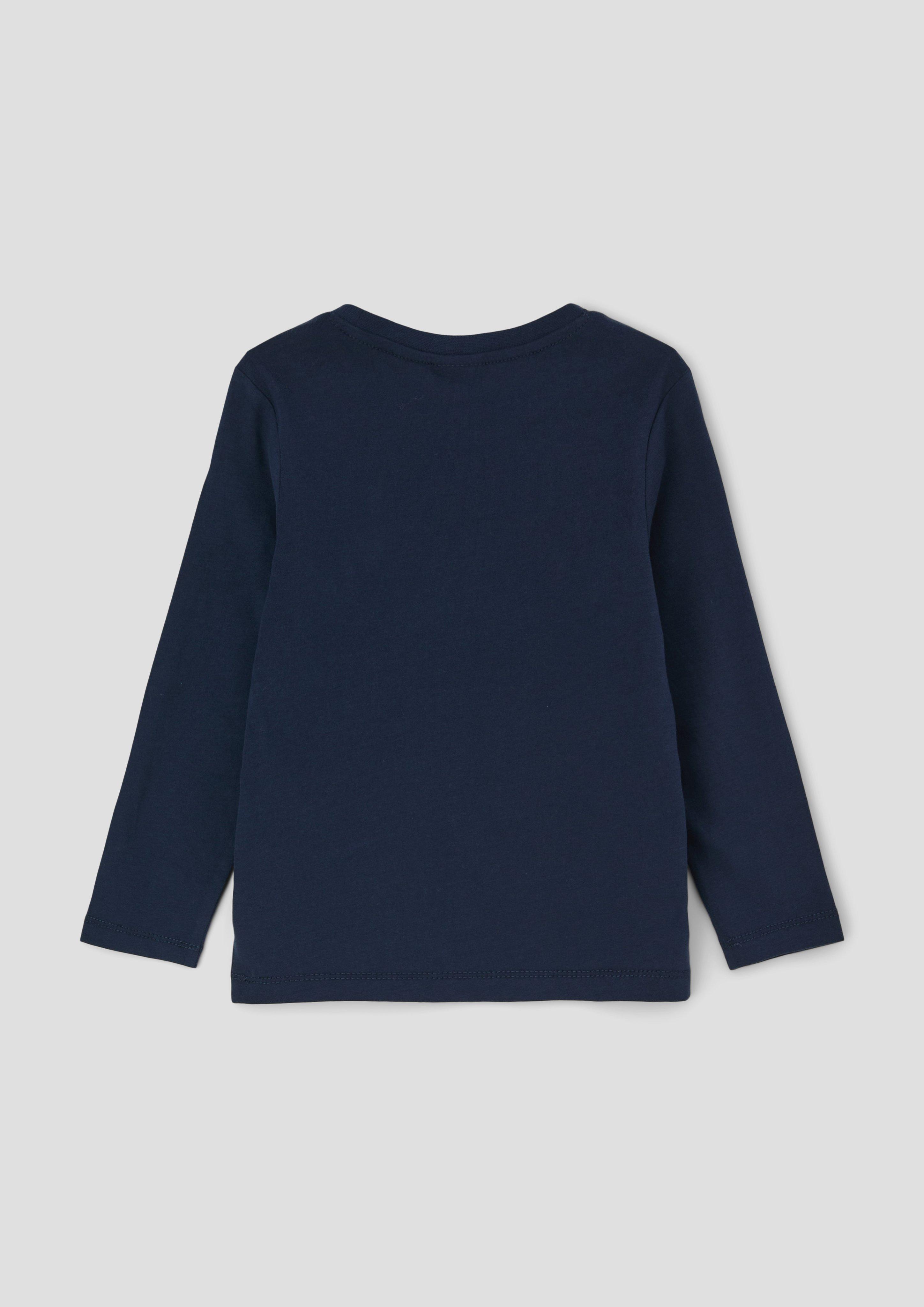 Longsleeve mit gummiertem Print  2140415-5952