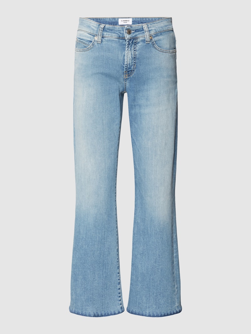 Jeans in verkürzter Passform Modell 'PARIS' in hellblau