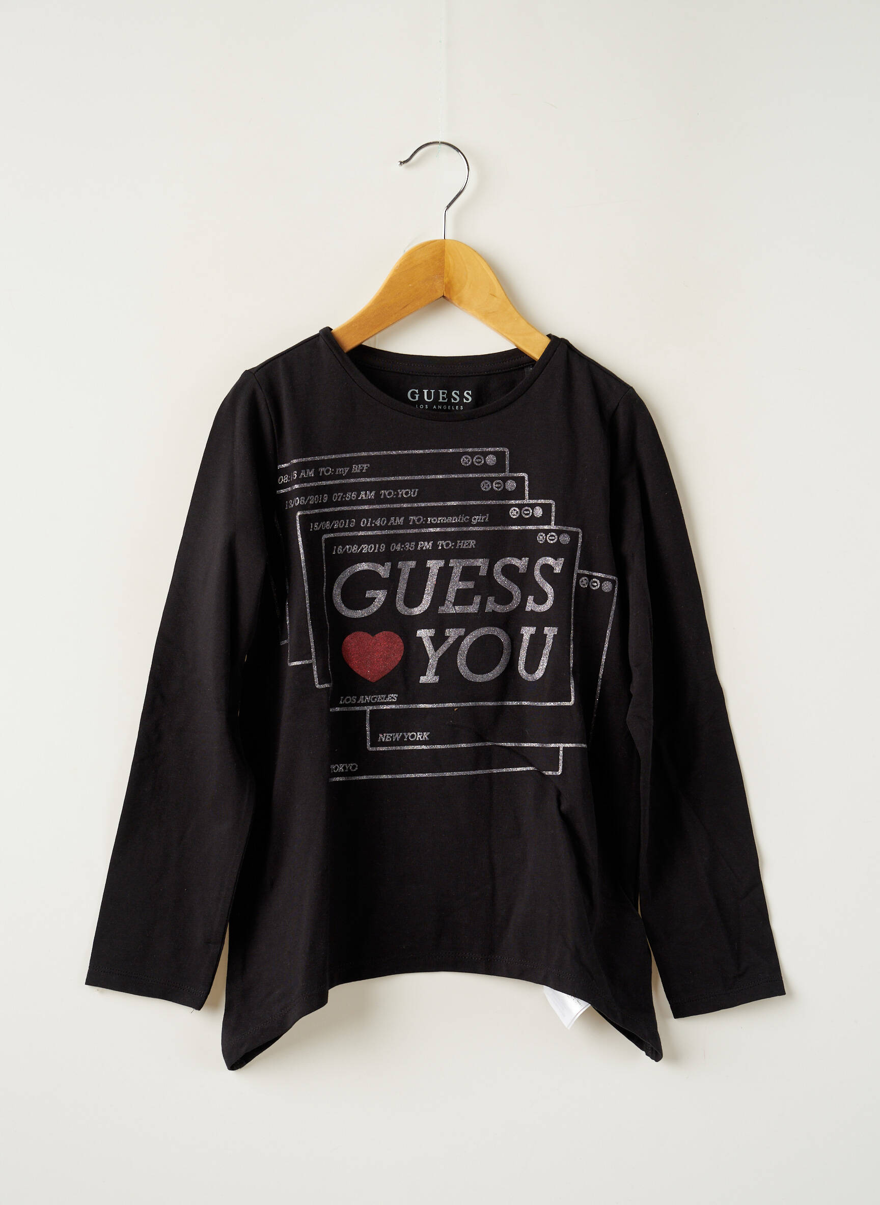 Guess Tshirts Fille couleur noir