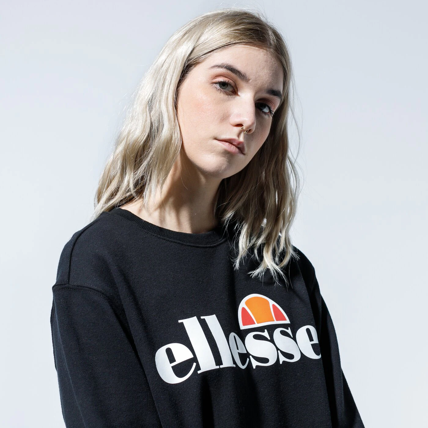ELLESSE SWEATSHIRT AGATA BLK Schwarz
