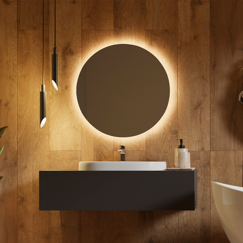 Home Deluxe LED-Spiegel Rund SILA – 60cm