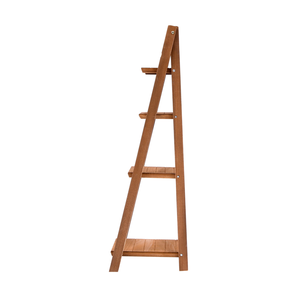 Happy Home Blumentreppe Pflanzenregal mit 4 Ablagen WPS01-HOL Holz