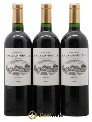 Château Rauzan Ségla  2019 - Lot de 3 Bouteilles