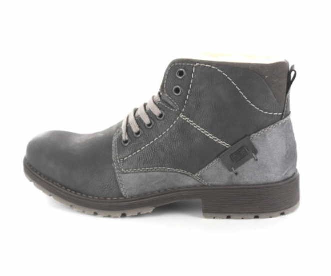 RIEKER Schnür-Stiefeletten grau