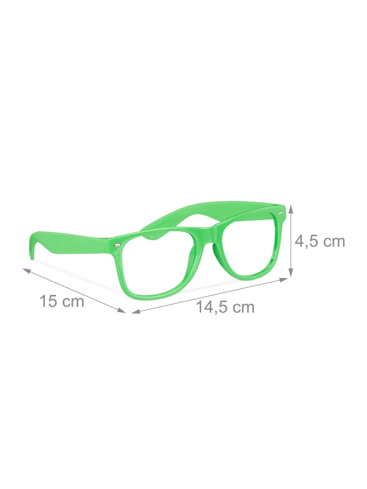 relaxdays 24x Partybrille in Bunt günstig kaufen onesize