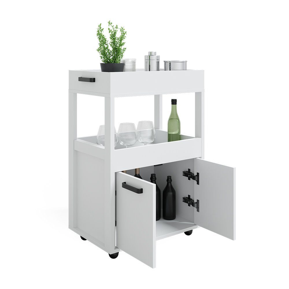 Vicco Barschrank Hausbar Minibar Getränkebar Simon Weiß