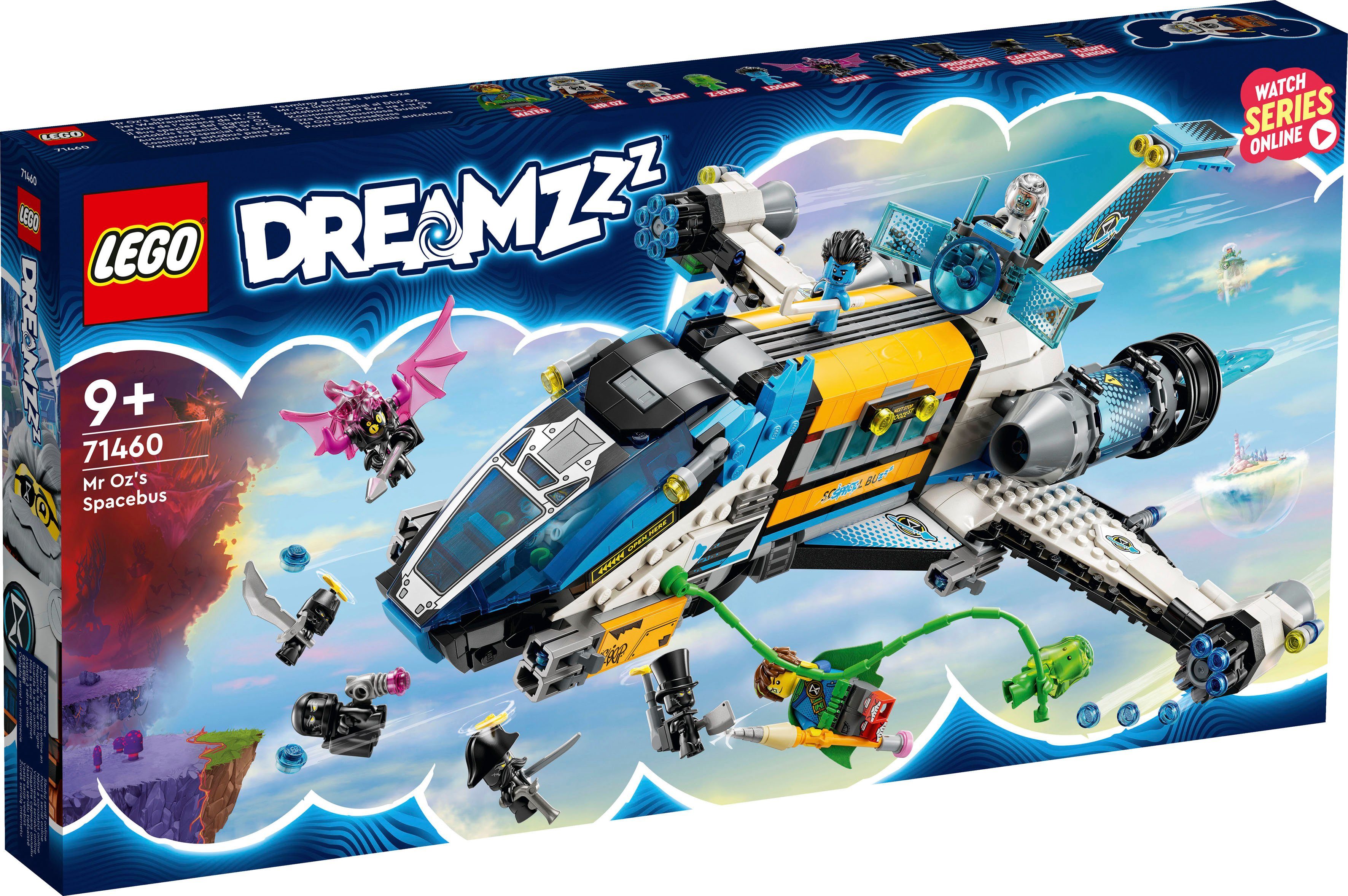 LEGO® Konstruktionsspielsteine Der Weltraumbus von Mr. Oz (71460), LEGO® DREAMZzz™, (878 St), Made in Europe