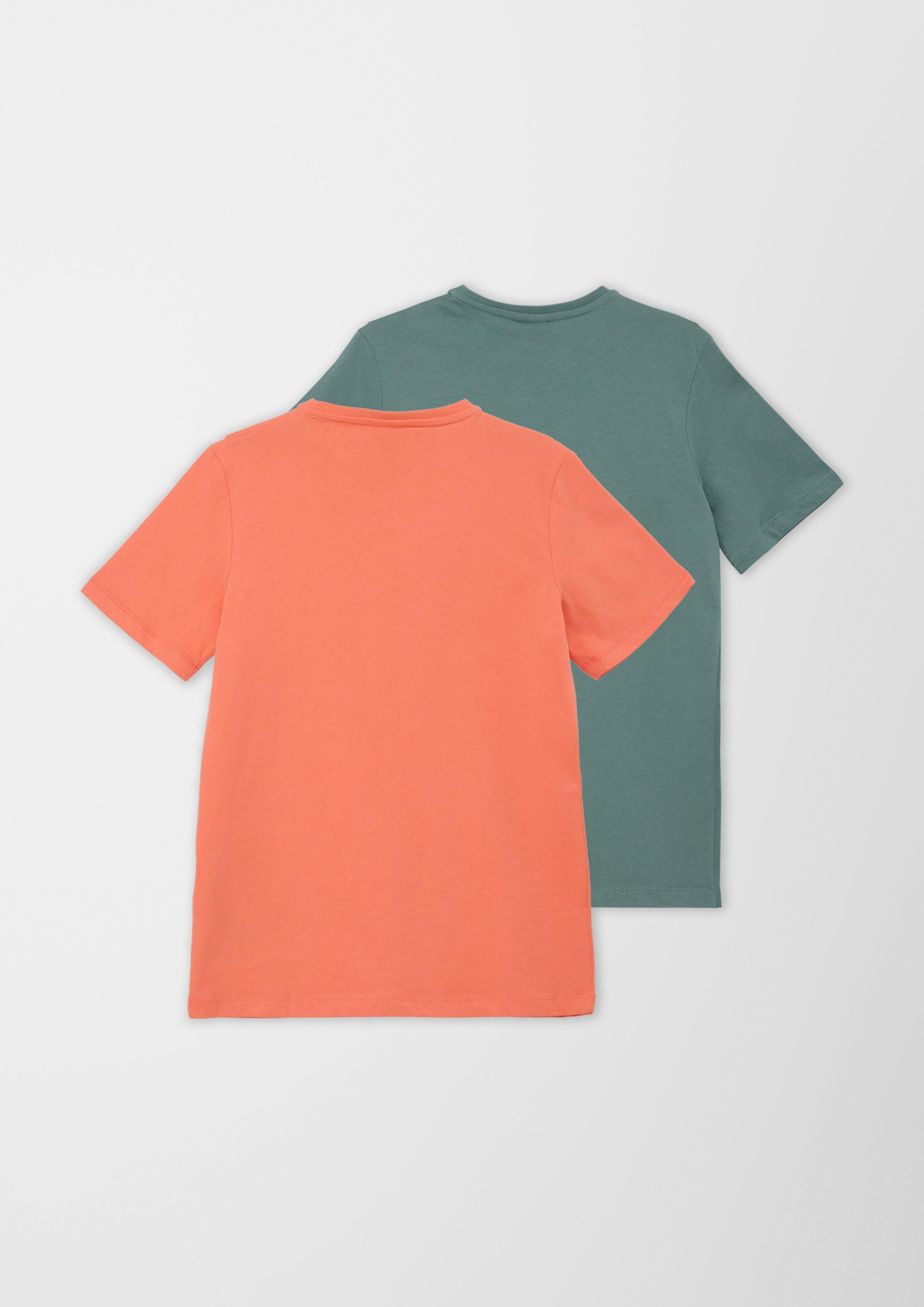 Basic-T-Shirt im Multipack  2130204-2350