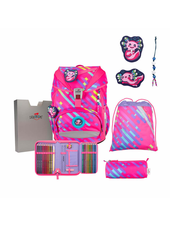 DerDieDas DerDieDas ErgoFlex NEON Schulranzenset 5 teilig Punkie günstig kaufen onesize