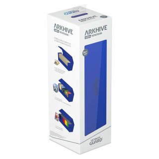 Ultimate Guard Arkhive 400+ XenoSkin Monocolor Blau