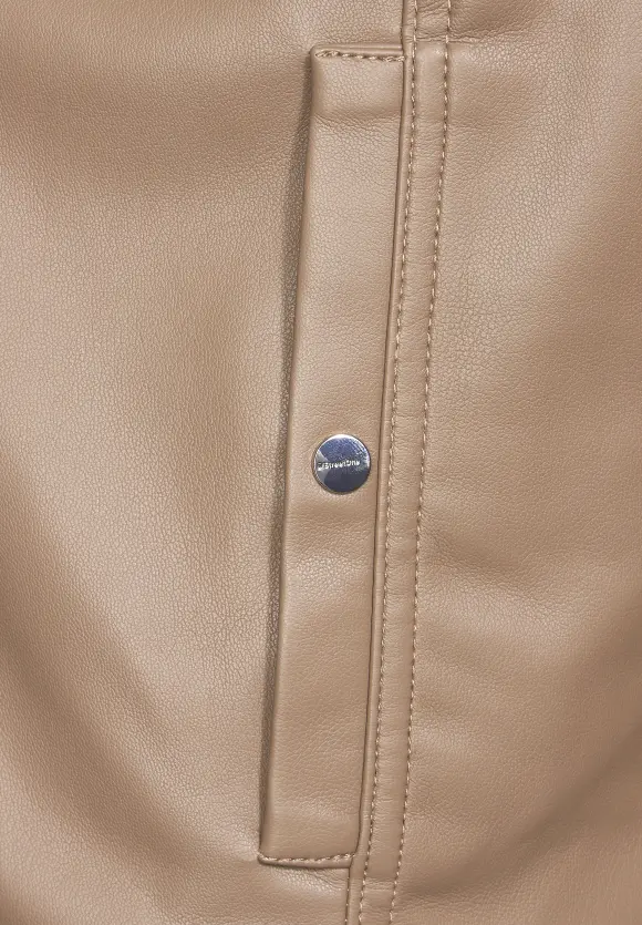 Street One Jacke in Lederoptik
