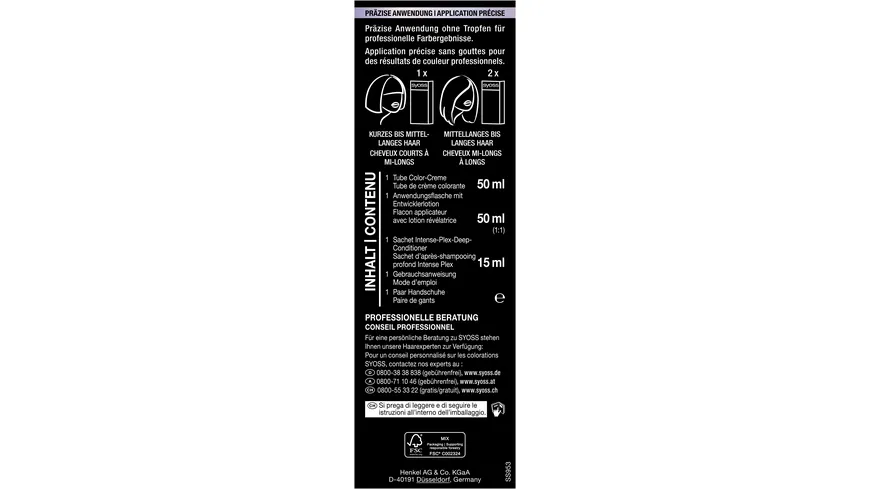 syoss Metallic Collection Permanente Coloration 115 ml 9_53 - silver blush