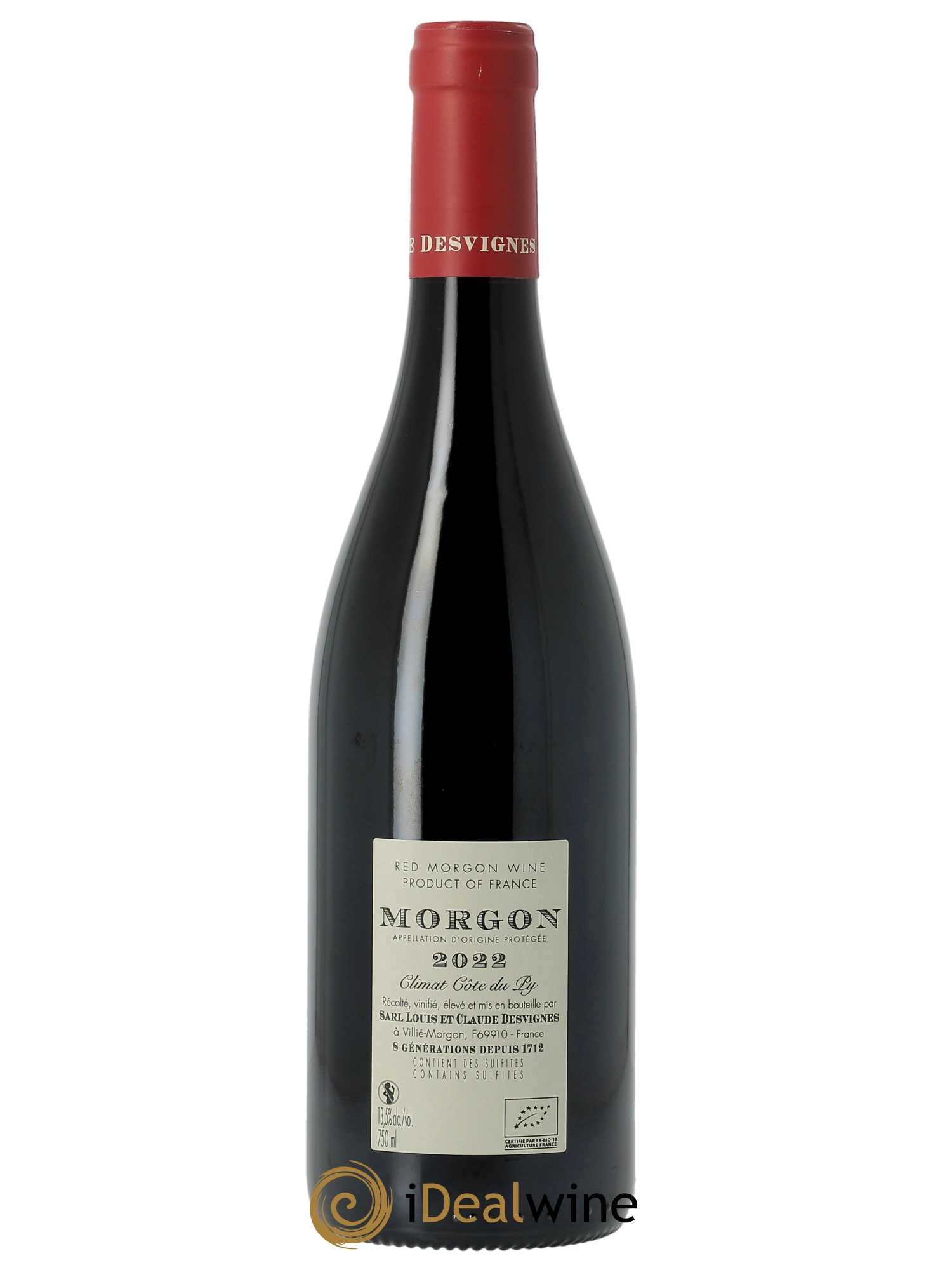 Morgon Javernières Louis-Claude Desvignes  2022 - Lot de 1 Bouteille