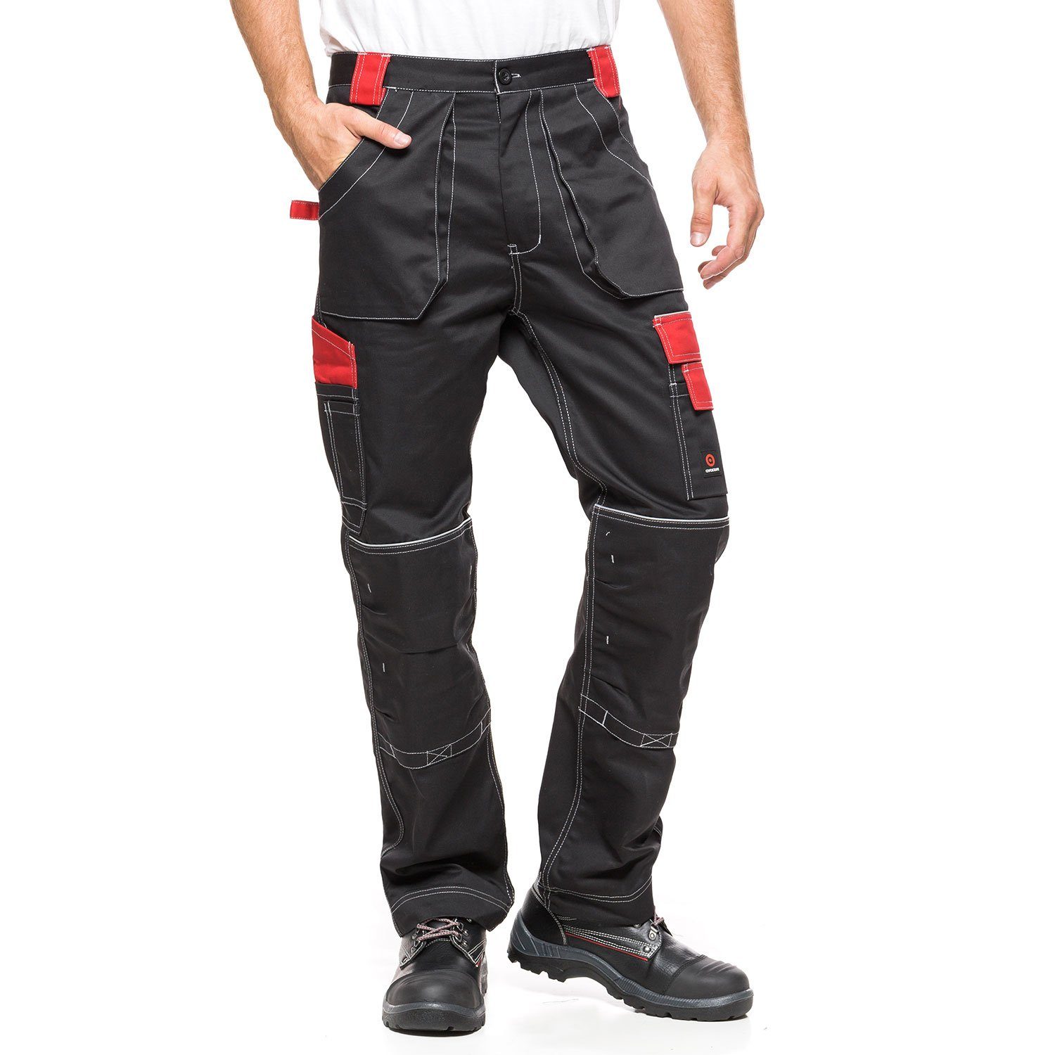 Avacore Arbeitshose Helios Canvas Gewebe-Material; Zwei- & Dreifachnähte; Wasserdichte Cordura-Verstärkung