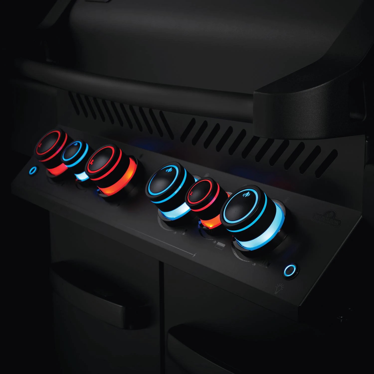Napoleon Phantom Prestige 500 Propane Gas Grill with Infrared Rear Burner, Infrared Side Burner, & Rotisserie Kit - Matte Black - P500RSIBPMK-3-PHM