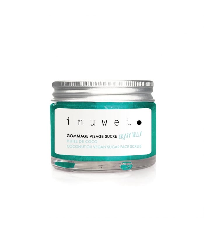 INUWET-GOMMAGE VISAGE SUCRE CRAZY JELLY-Gommage visage au sucre -  Monoï coco