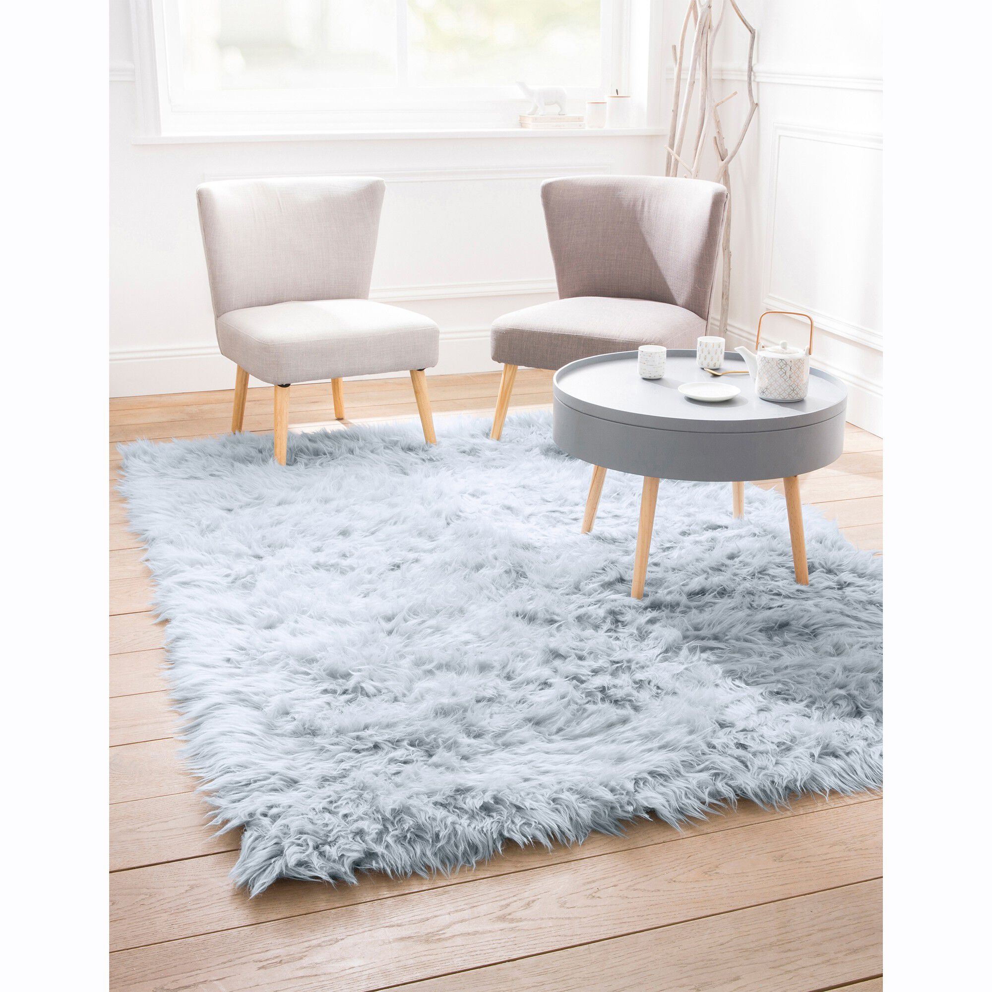 Tapis poils longs