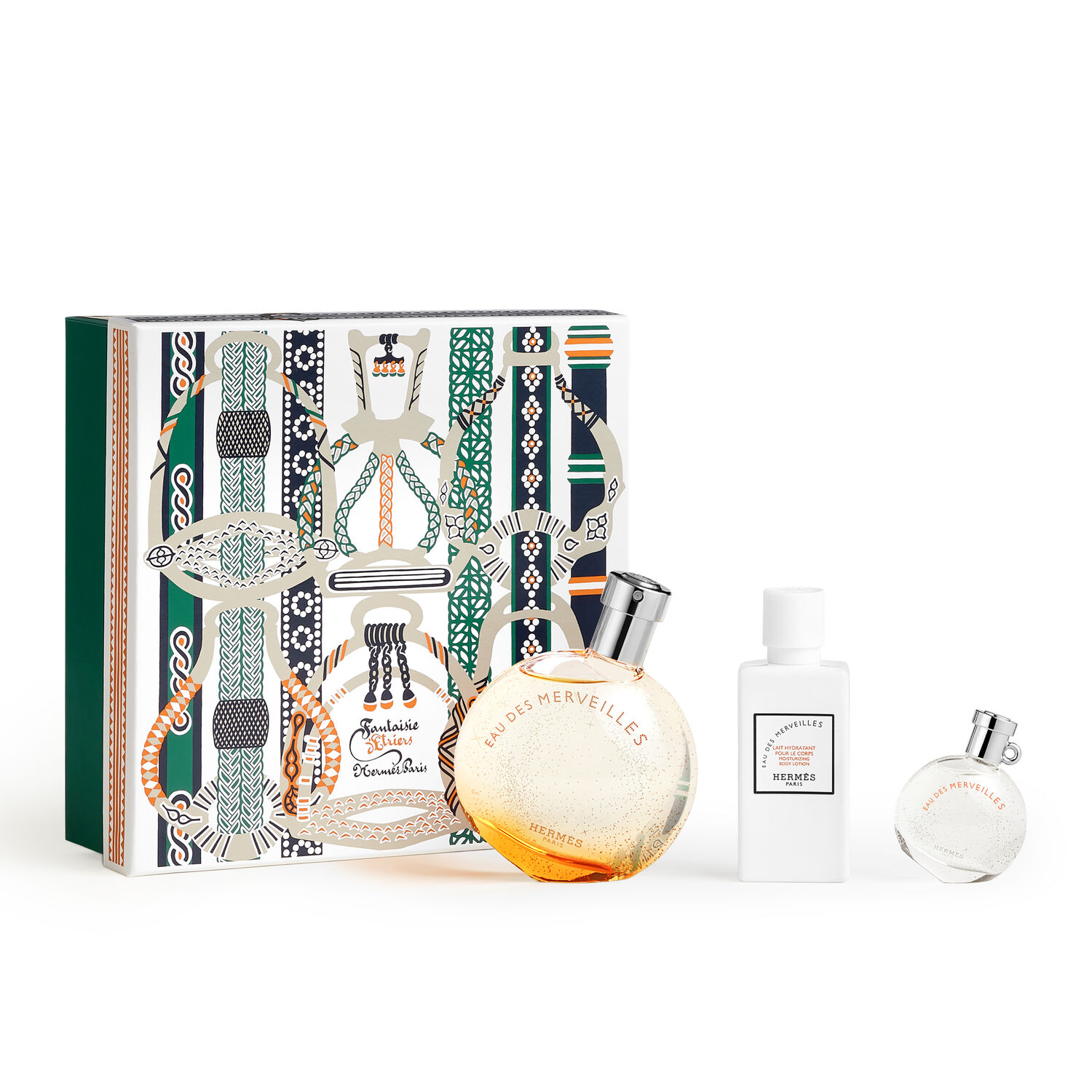 Hermès Eau des Merveilles Coffret Eau des Merveilles, Eau de Toilette, 50 ml + 7,5 ml + 40 ml