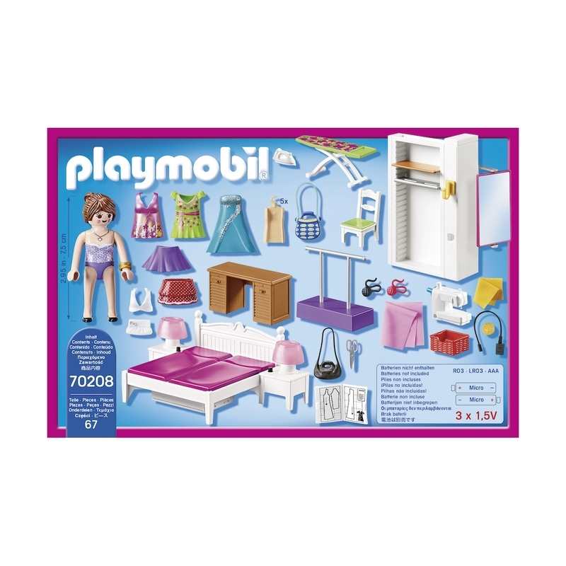 70208 Chambre avec espace couture Playmobil Dollhouse