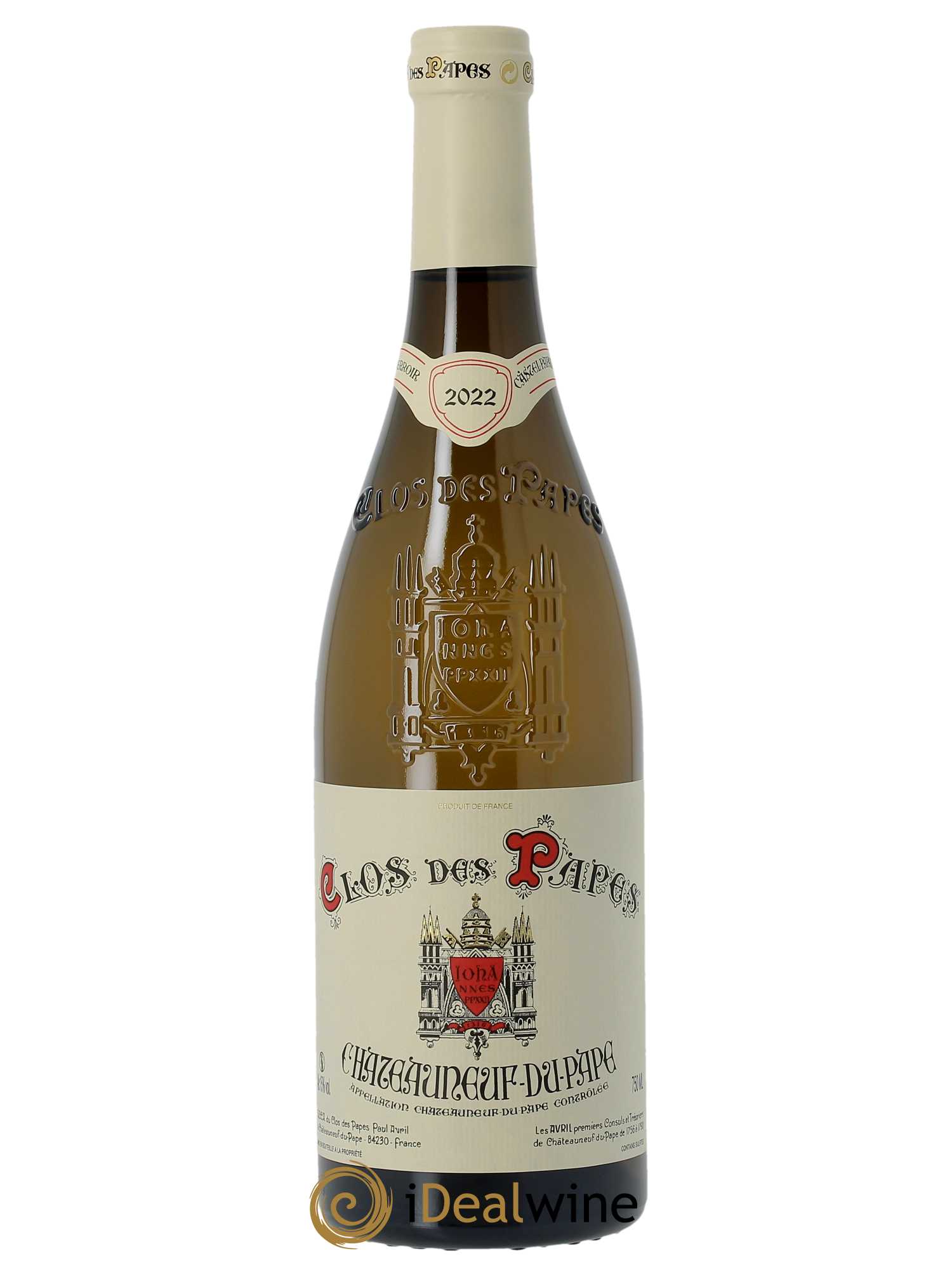 Châteauneuf-du-Pape Clos des Papes - Paul Avril  2022 - Lot de 1 Bouteille