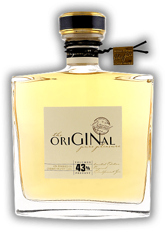 Scheibel Gin The Original Finished in Cherry Brandy Cask Scheibel Gin The Original Finished in Cherry Brandy Cask Eleganter Premium Gin gereift in einem Cherry-Brandy Eichenfass. 0,7	 Liter - Vol 43%