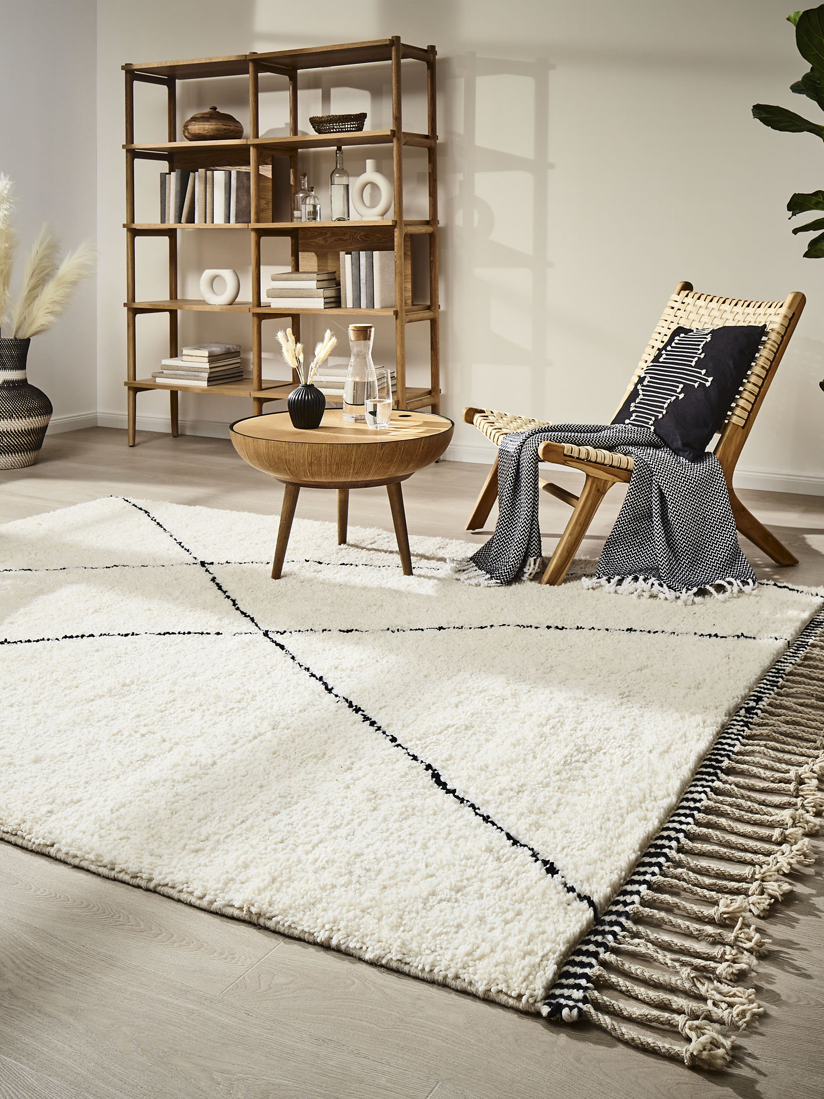 Amasin Berber-Teppich, Creme